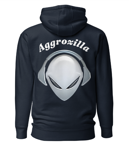 Unisex Hoodie - Aggrozilla's None Of This Is Real