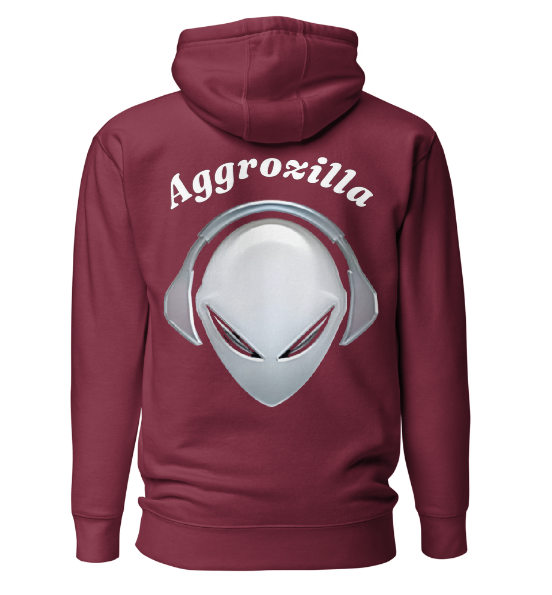 Unisex Hoodie - Aggrozilla's None Of This Is Real